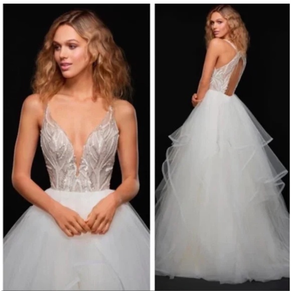 Hayley Paige- blush bridal gown - Picture 12 of 16